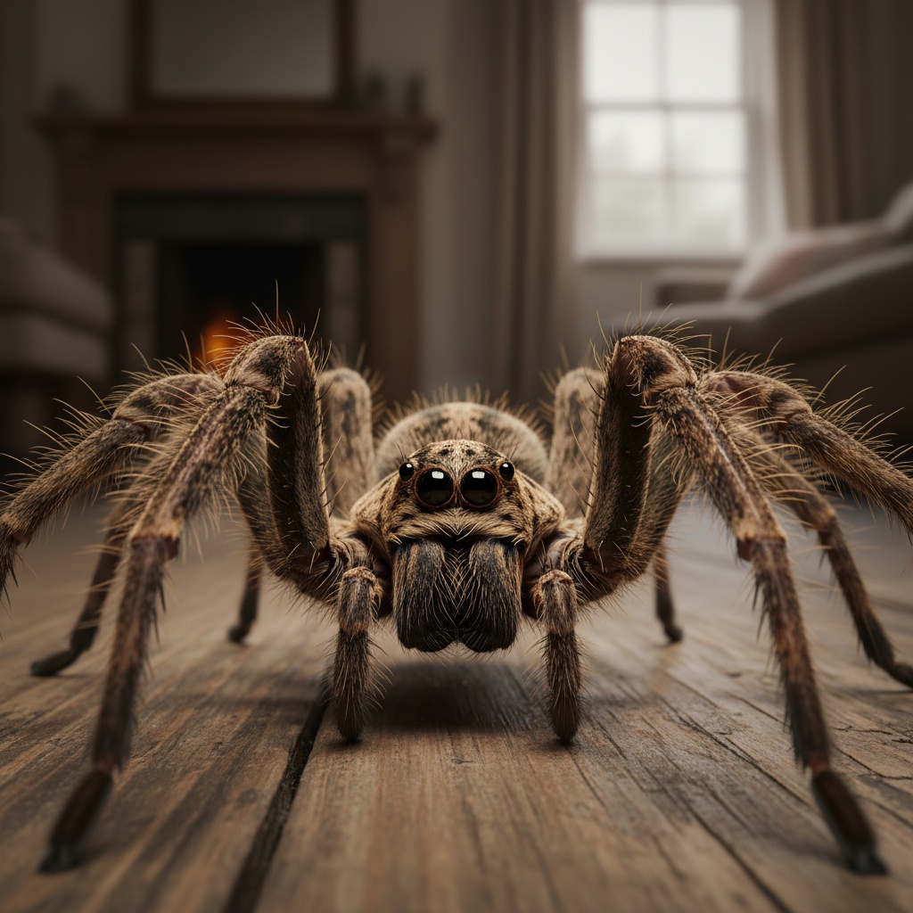 A giant house spider