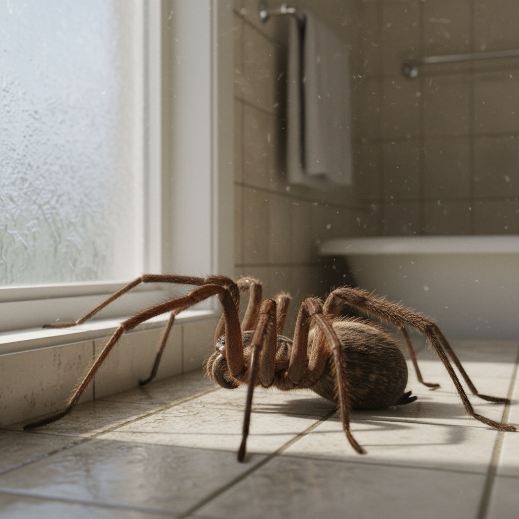 A giant house spider