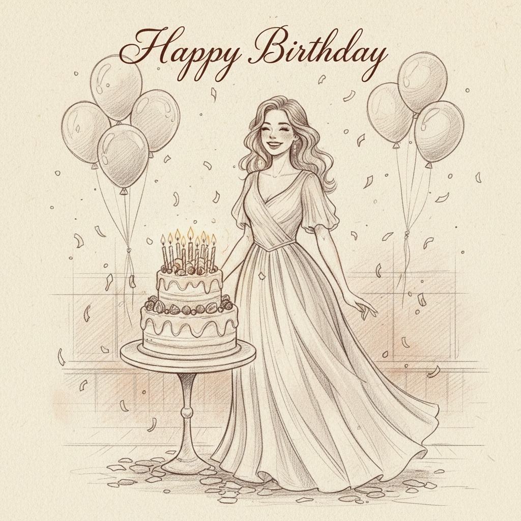 Happy birthday image for her