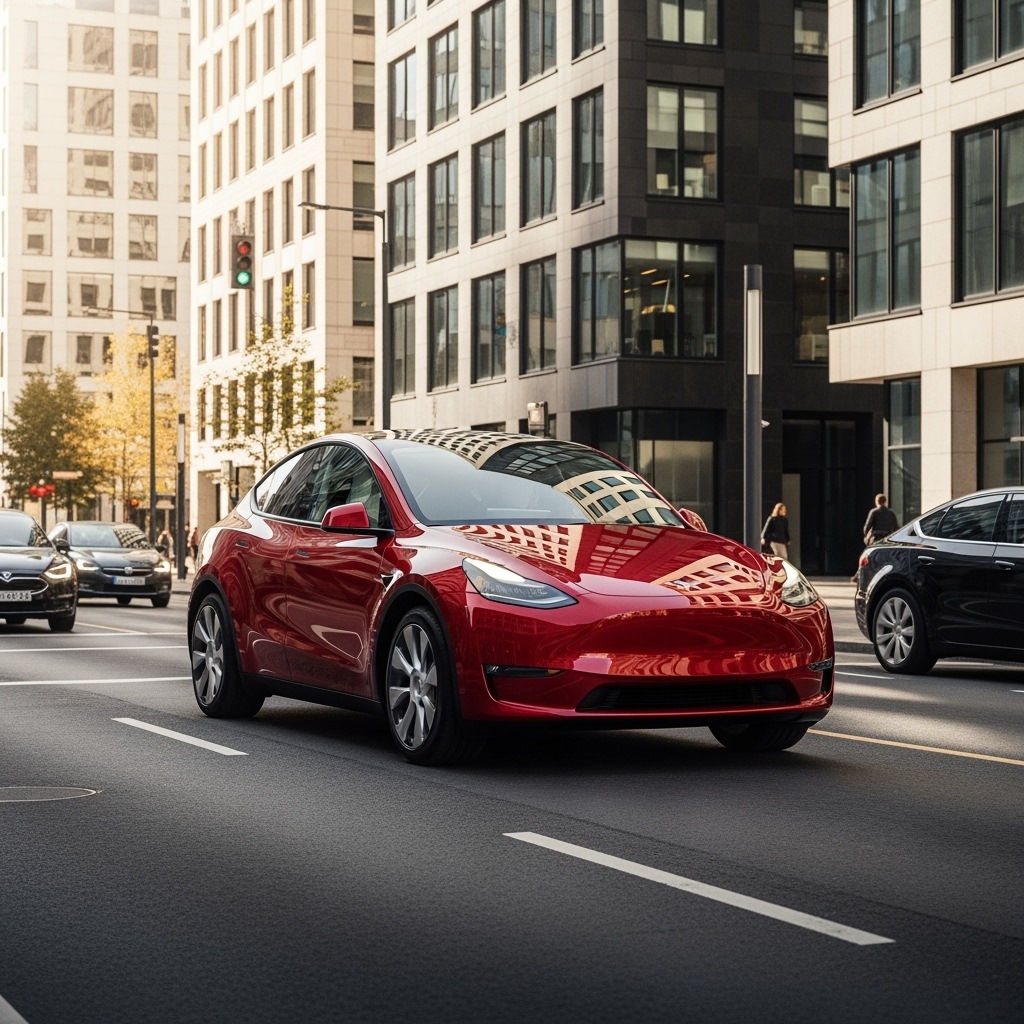 Self driving tesla model y (don’t add any extras sensors or anything)