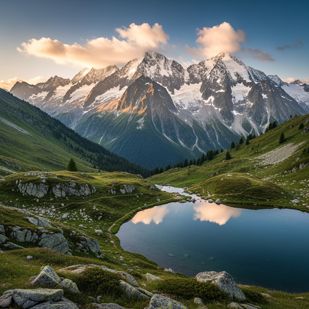 An amazing mountain scene