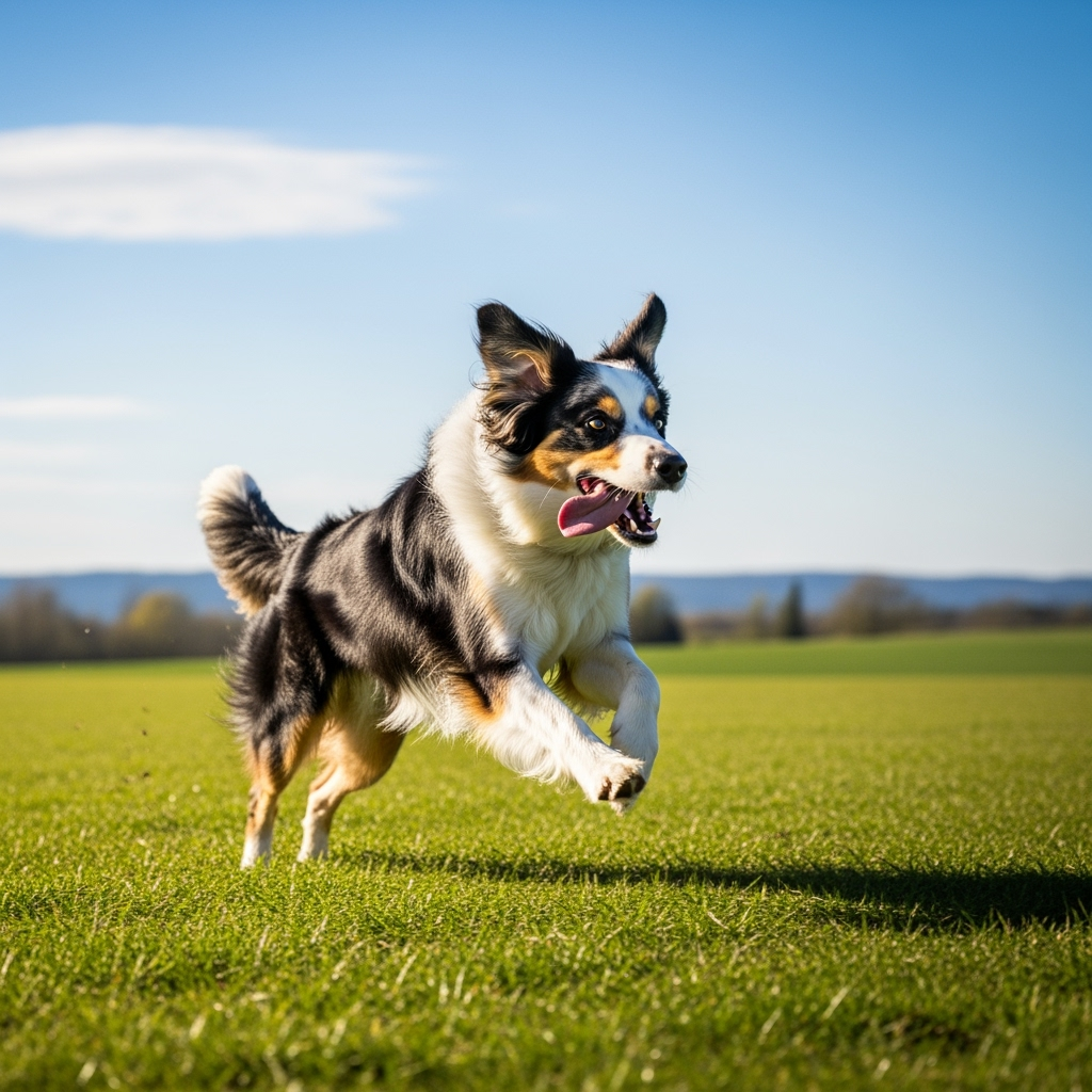 A dog running
