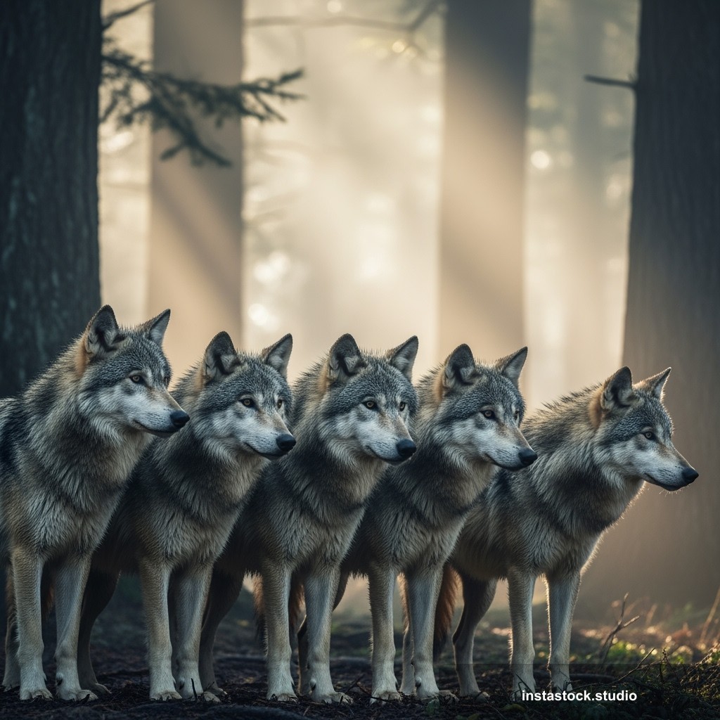 Mysterious Wolf Pack