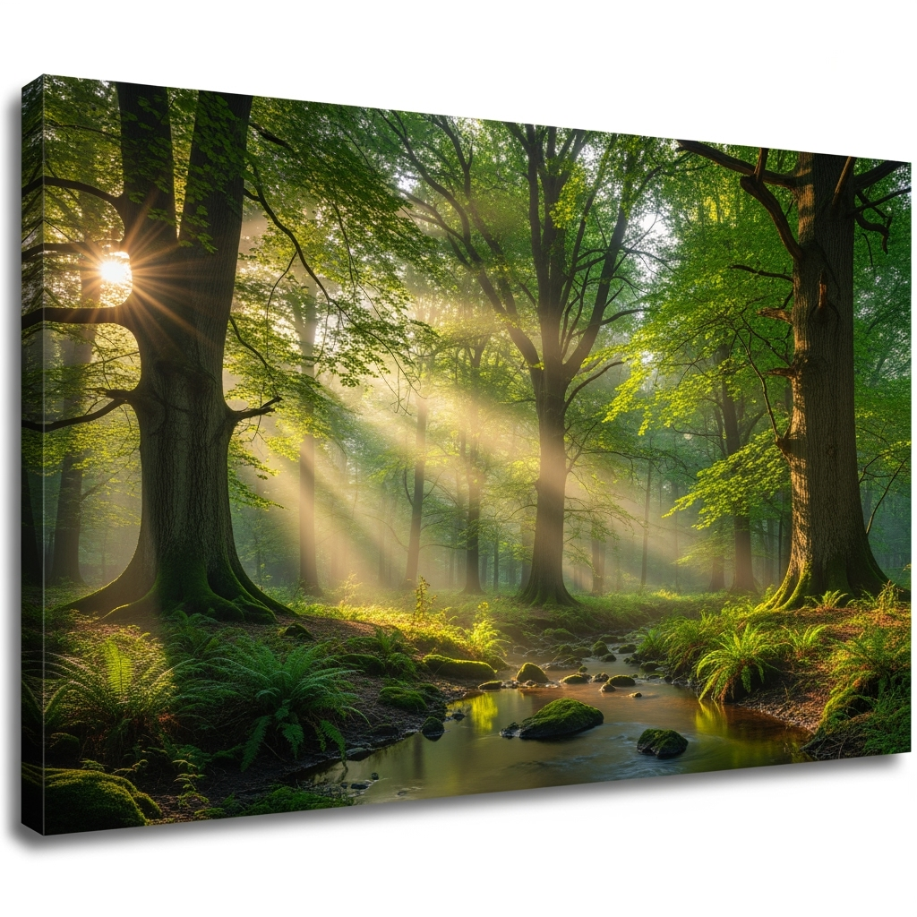 An incredible woodland scene. Must look like a photo.