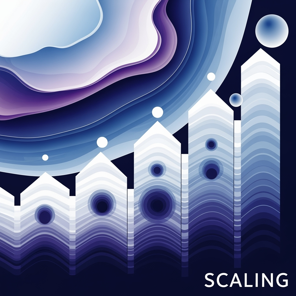 Abstract image of scaling