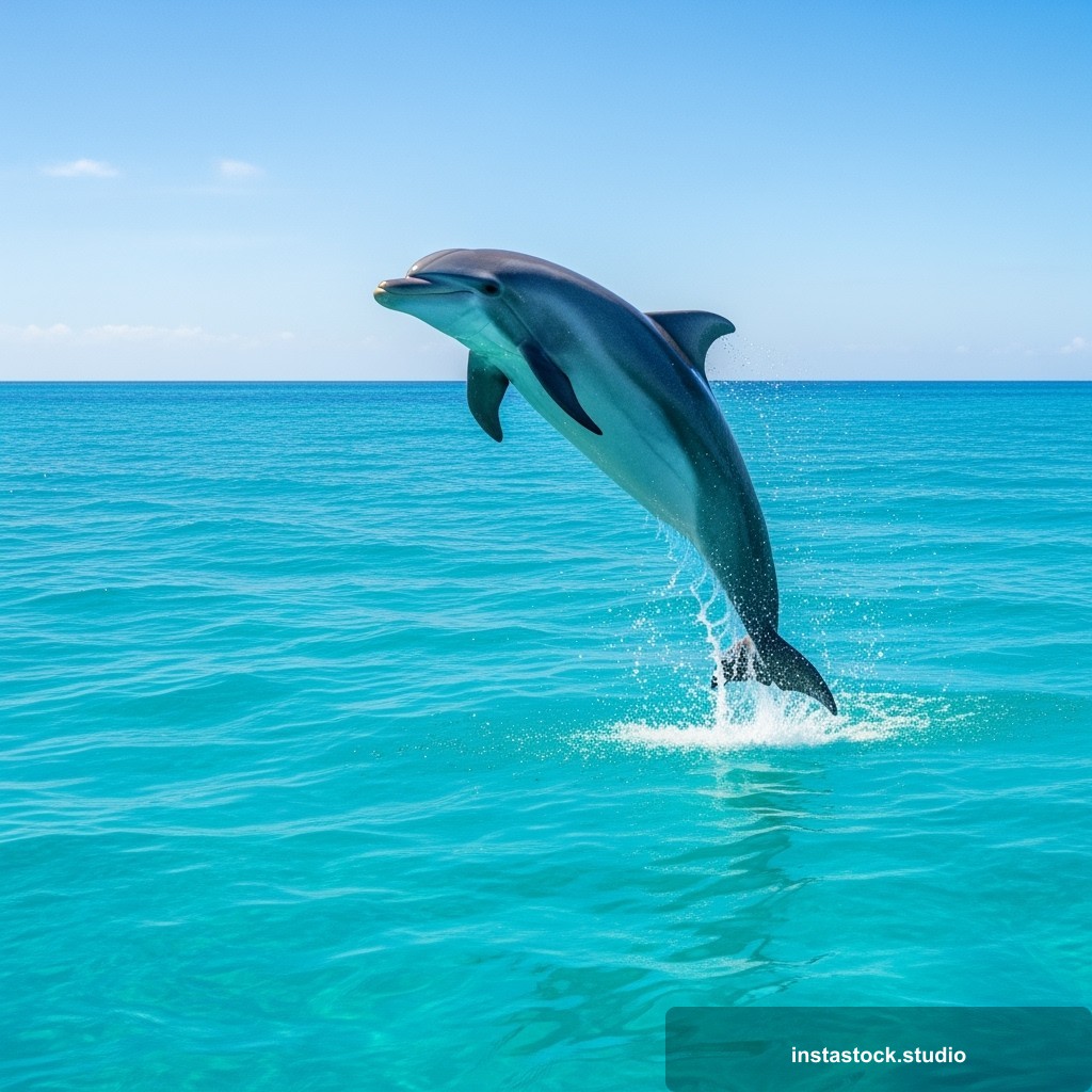 Graceful Dolphin Leap